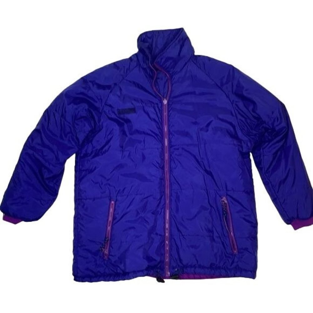 Vintage Columbia Sportswear Women's Reversible Winter Jacket: Size Large